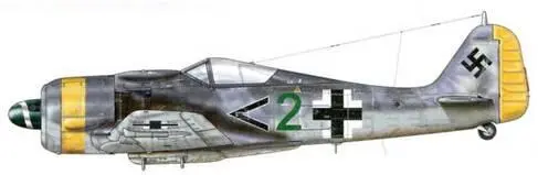 Fw 190F8 принадлежавший Gruppenadjutant I Gruppenstab неустановленного - фото 163