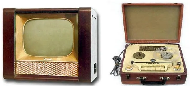 Рис 67 Телевизор Рекорд магнитофон Эльфа10 по 91 В 50е годы в мире - фото 67