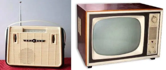 Рис 71 Приемник Спидола слева и телевизор Верховина по 91 1961 г - фото 71