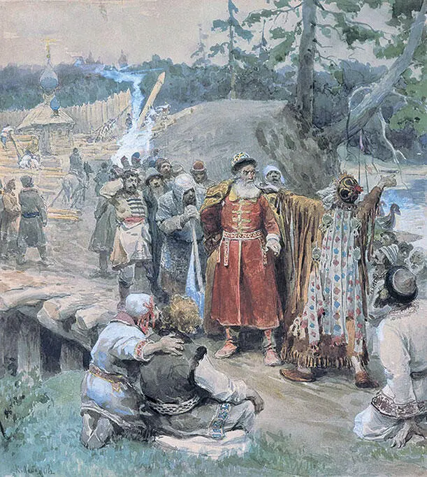 КВ Лебедев Освоение русскими новых земель 1904 г Петр Великий - фото 4