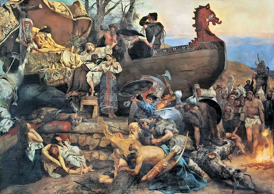 Г И Семирадский Похороны знатного руса 1892 г На долю XVII века выпало - фото 5