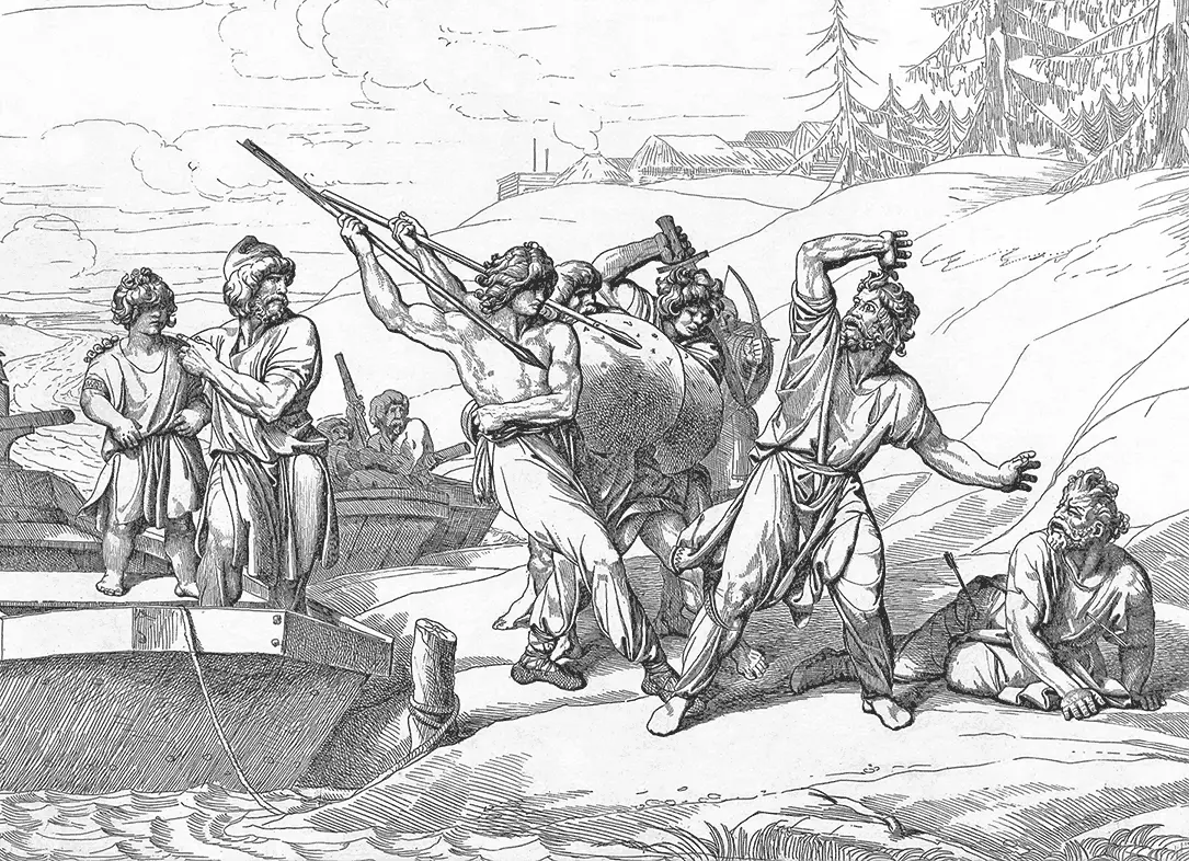 Ф А Бруни Смерть Аскольда и Дира Гравюра 1839 г Как утверждается в - фото 28