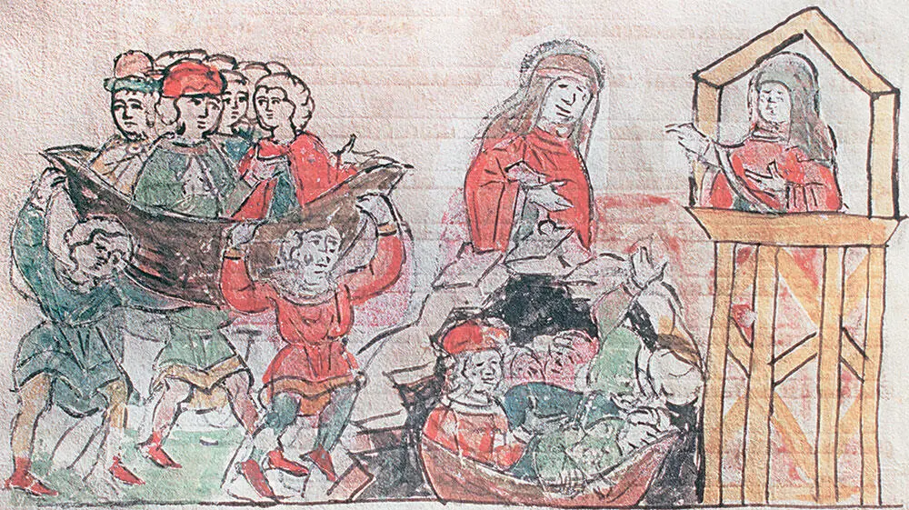 Первая и вторая месть княгини Ольги древлянам 945 г Миниатюры из - фото 39