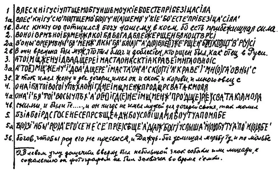 Текст Влесовой книги в транслитерациии на современную азбуку В слове богу - фото 6