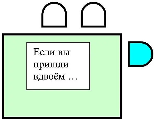 За круглым и овальным столом удобно разместиться таким образом человека - фото 85