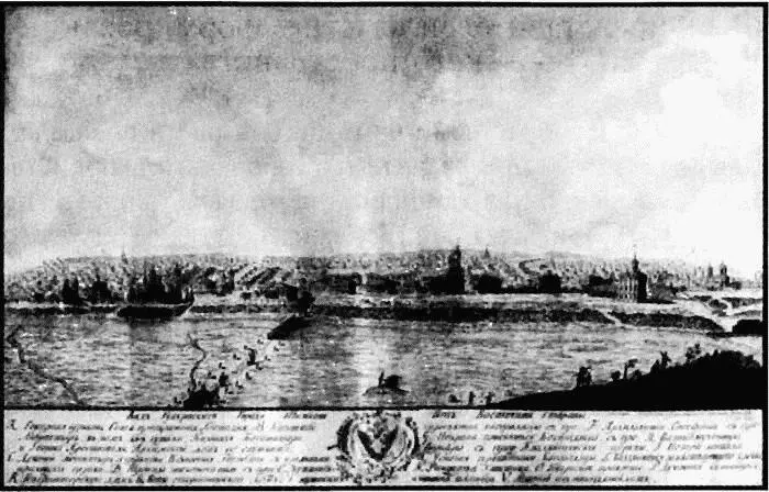 Рис 3 Вид Тамбова с восточной стороны 1799 год Рисунок ВА Усачева Музей - фото 5