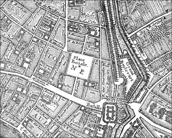 Карта Делагрива 1728 года показывает большой boulevart или бастион возле - фото 37