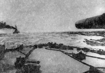 Блюхер следует в кильватере у Мольтке 14 декабря 1914 г Английский флот - фото 6