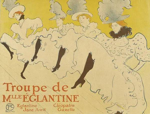 Анри ТулузЛотрек Troupe de Mlle Elegantine affiche 1896 г Лихо - фото 20
