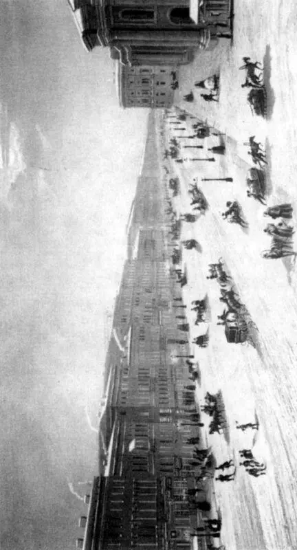 Невский проспект зимой СанктПетербург Нижегородские купцы Чаепитие 1850 - фото 10