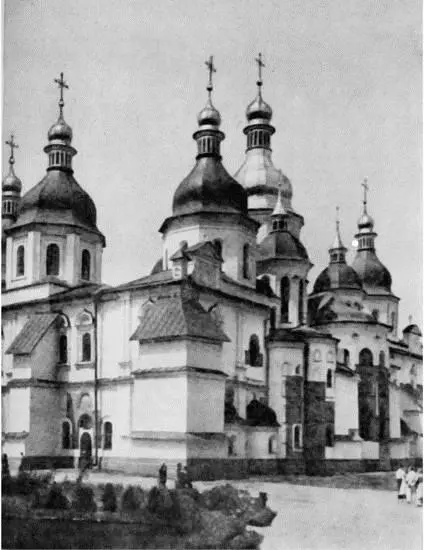 Софийский собор в Киеве 1037 г Софийский собор Реконструкция вида - фото 65