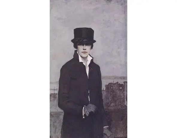 Р Брукс Автопортрет 1923 В 1905 Б поселилась в Париже на втором этаже дома - фото 28