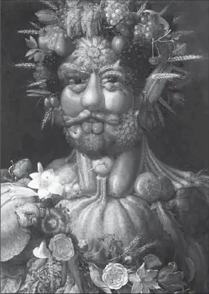 Джузеппе Арчимбольдо Портрет Рудольфа II в образе бога садов Вертумна 1590 - фото 7