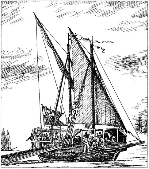 Скампавея Балтийского флота 1713 г Построена турецким маниром те по - фото 7