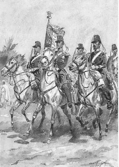 Французские африканские конные егеря Рисунок 1847 г Считая личное - фото 42