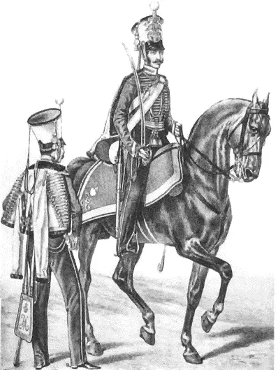 Оберофицер и рядовой гусарских полков 18451855 гг Висковатов А В - фото 53