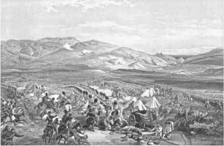 Атака Тяжелой бригады под Балаклавой 25 октября 1854 г Рисунок В Симпсона - фото 82