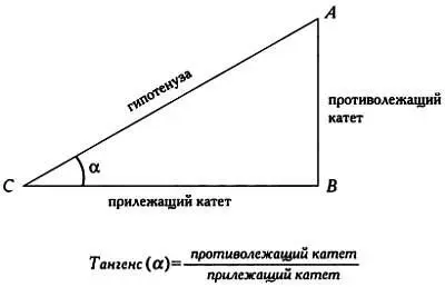 Будем обозначать тангенс буквами tg tg α АВ СВ Теперь предположим - фото 54