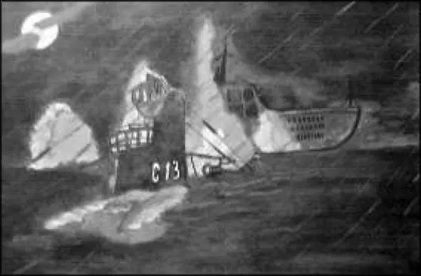 Подводная лодка С13 Рисунок ученицы СШ 61 им АИ Маринеско г - фото 154