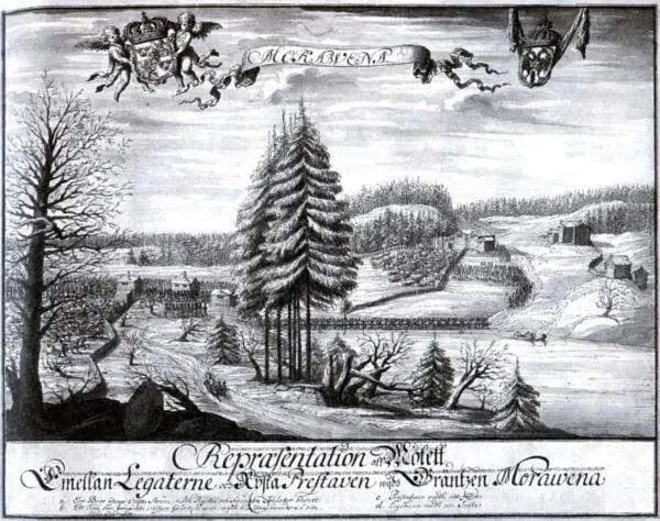 В составе шведского посольства отправленного в 1673 г в Москву находился - фото 10
