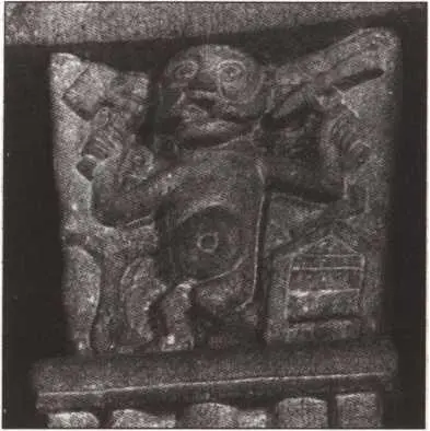 Бог Суцелл Капитель церкви в РозьеКотдОрек XII в Однако ряд памятников - фото 10