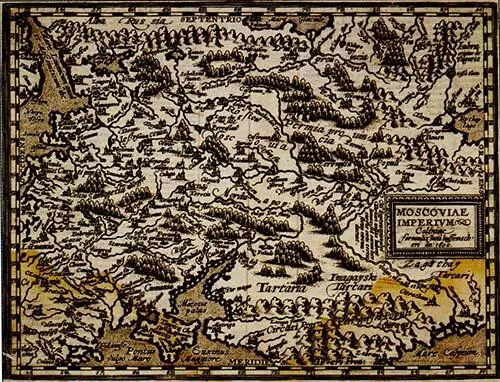Московские земли к началу XVII в Карта России 1562 г Антоний Дженкинсон - фото 39