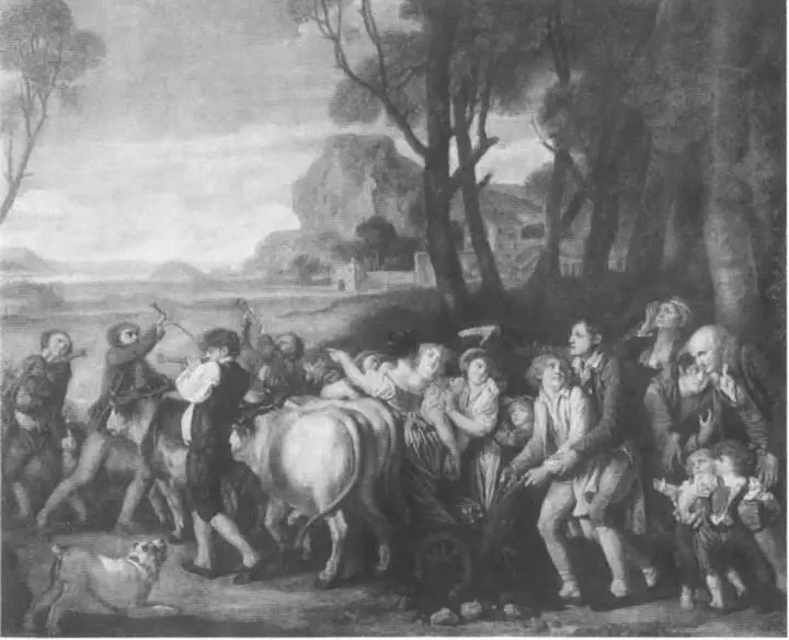Первая борозда Ж Б Грез Ранее 1801 У заставы Большая дорога - фото 61