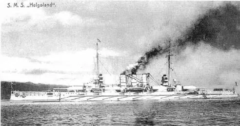 Линейные корабли Гельголанд Остфрисланд Ольденбург и Тюринген 19071921 гг - фото 43