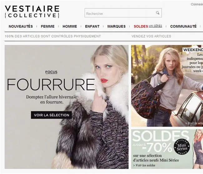 Vestiaire Collectivecom сайт продаж сочетающий в себе онлайнкомьюнити с - фото 60