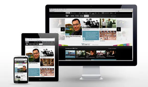 Сайт телекомпании BBC удачный пример сайта с responsive design Дизайн - фото 33