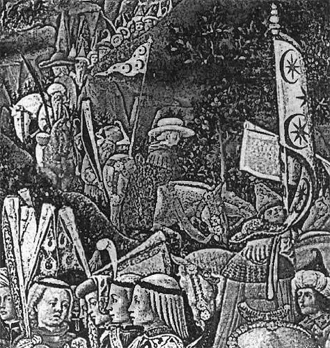 Рис p135 Фрагмент картины Антонио Виварини Несколько знамен с османскими - фото 469
