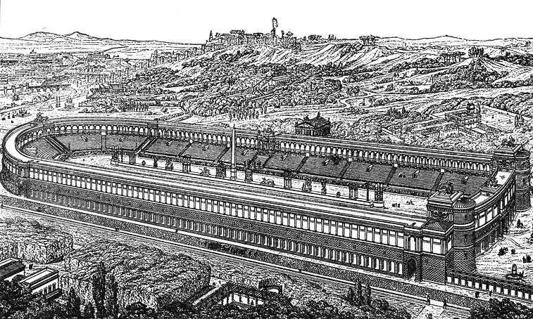 Рис 188 Рим Циркус максимус Реконструкция Spinazzola V Lanfiteatro - фото 193