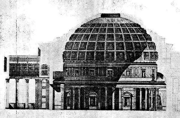 Рис 222 Рим Пантеон Историкоархитектурное значение Пантеона основано - фото 227