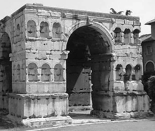 Рис 262 Рим Арка Janus Quadrifrons Христианские катакомбы Катакомбы рис - фото 267