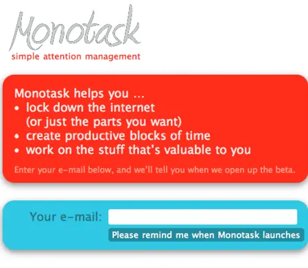 Рисунок 62 Форма собирающая еmail на странице Monotask Сокрытие опросника - фото 60