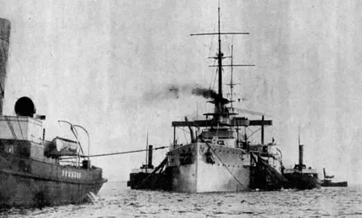 Линейный корабль Рейнланд на достройке 1909 г - фото 50