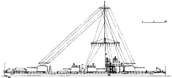 Рис 124 Башенная канонерская лодка типа Шквал Из собрания автора - фото 116