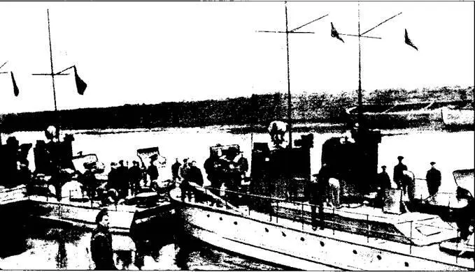 Сторожевые суда Онежской флотилии красных 1919 г Дозорные катера на - фото 139