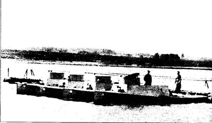 Бронекатер на Дунае 1917 г Таблица Речные корабли Военного ведомства - фото 142