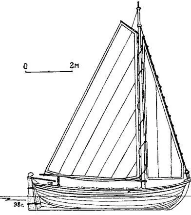 Рис 222 Ботик переяславской флотилии Фортуна Длина по ватерлинии 63 - фото 178