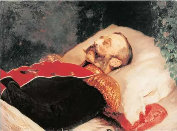 Константин Маковский Александр II на смертном одре 1881 Холст масло 61 х - фото 9