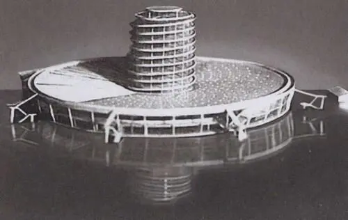 Дипломный проект Андрея Вознесенского павильон строительной выставки 1957 г - фото 16