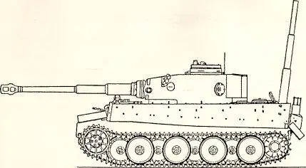 Рис 59 Тяжелый танк PzKpfw VI Ausf Н ранних серий оборудованный системой - фото 64