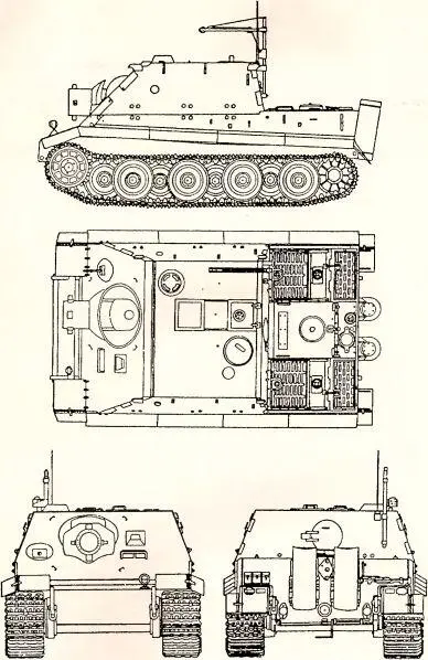 Рис 86 Самоходная мортира Sturmtiger Комплекс получивший обозначение KW - фото 91