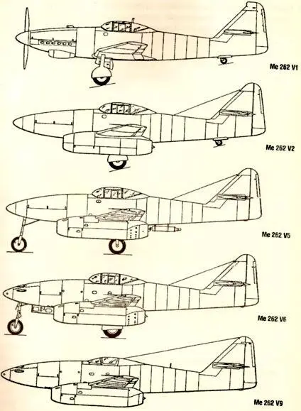 Рис 98 Опытные образцы Me 262 Программа перевооружения люфтваффе - фото 105