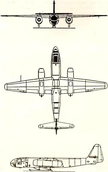 Рис 109 Опытный образец реактивного бомбардировщика Ar 234 Развертывание - фото 120