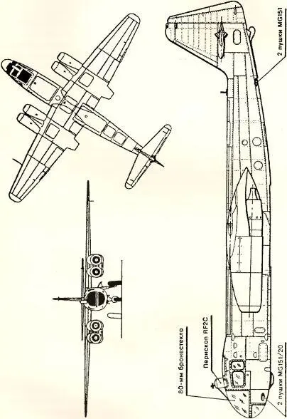 Рис 113 Многоцелевой самолет Ar 234С3 V21 Рис 114 Экспериментальный - фото 124