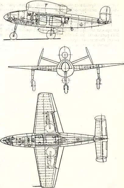 Рис 116 Экспериментальный пикировщик Hs 132 По своей конструкции - фото 127