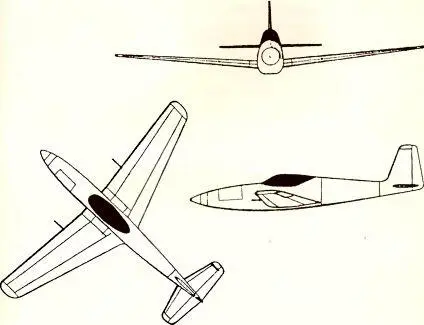Рис 120 Истребитель Р 1076 Аналогичная судьба постигла разрабатывавшийся - фото 131