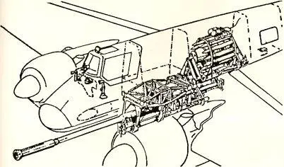 Рис 135 Компоновка пушки ВК 75 на Hs 129В3 50мм пушка ВК 5 - фото 148